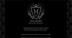 Desktop Screenshot of institut-malbert.de
