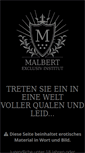 Mobile Screenshot of institut-malbert.de