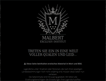 Tablet Screenshot of institut-malbert.de